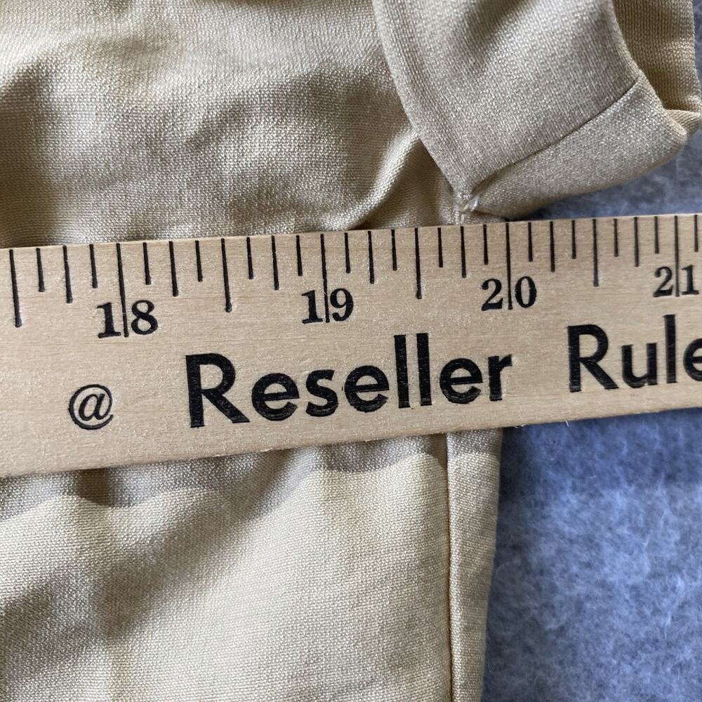 Tuckernuck Khaki Scottie shirt Beige Utility Safari Popover Top Pockets Boxy S - Picture 8 of 10